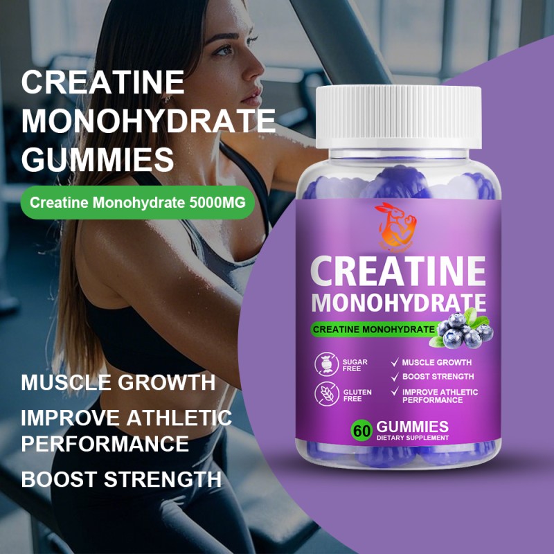 Creatine Gummies Factory - OEM Monohydrate Energy Muscle Growth Sports