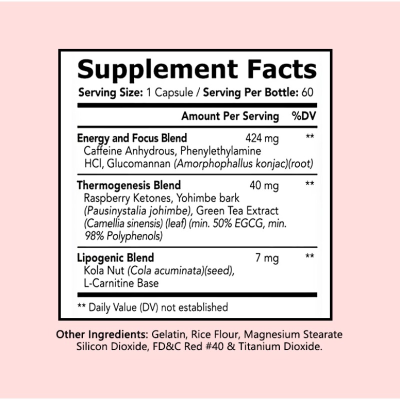 Female Diet Pills Factory - OEM Custom Fat Burner Energy Focus Dietary