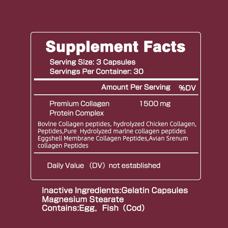 Multi Collagen Capsules Factory - Private Label Hair Skin Nails Women Beauty