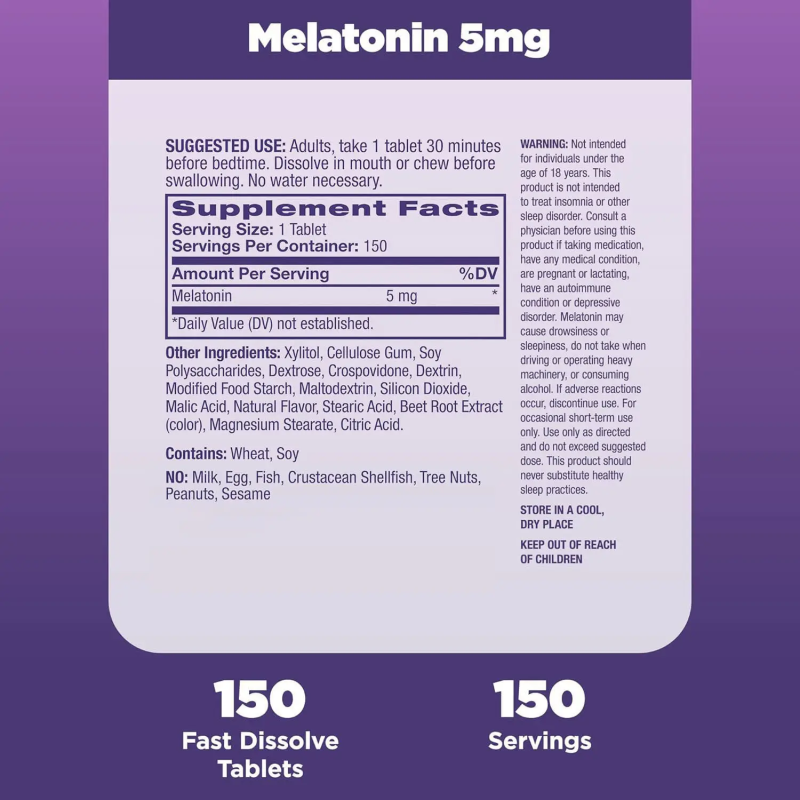 Melatonin Tablets Manufacturer - High Quality Sleeping Better Insomniacs Pills