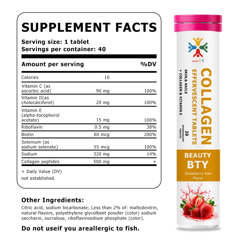 Collagen Vitamin C Tablets Manufacturer - Premium Quality 500mg Biotin Skin Nails