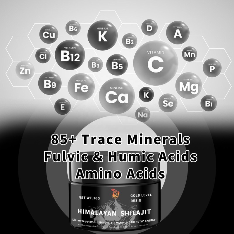 Himalayan Shilajit Resin Manufacturer - Factory Wholesales Metabolism Sports Nutrition