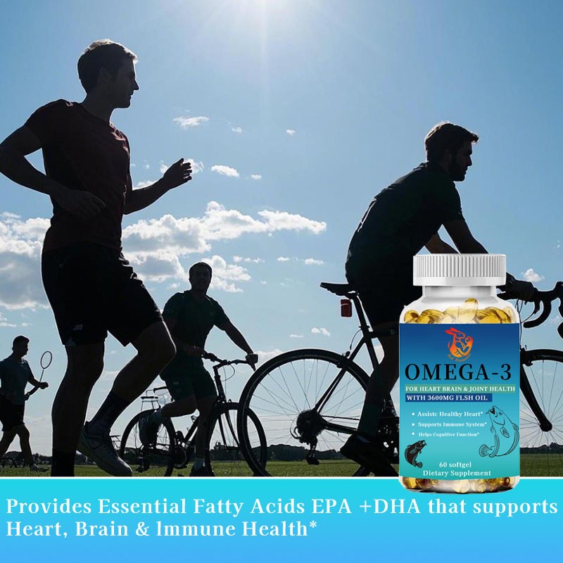 Omega-3 Softgel Manufacturer - OEM Factory Supply Heart Brain Joint Health
