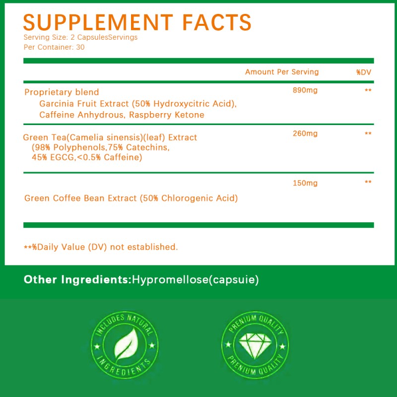 Fat Burner Capsules Supplier - OEM Herbal Blood Sugar Metabolism Fat Burning