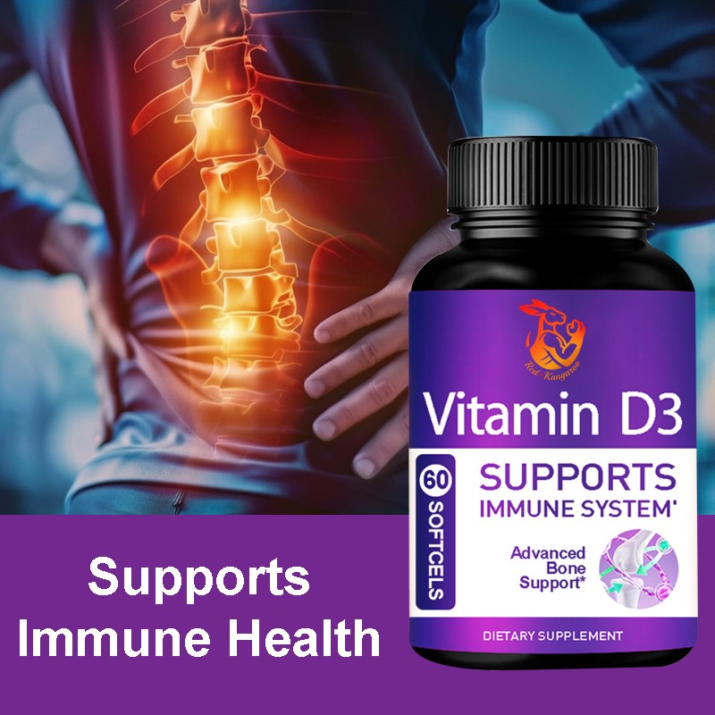 Vitamin D3 Softgel Supplier - Factory Wholesale Bone Teeth 5000 IU Softgels