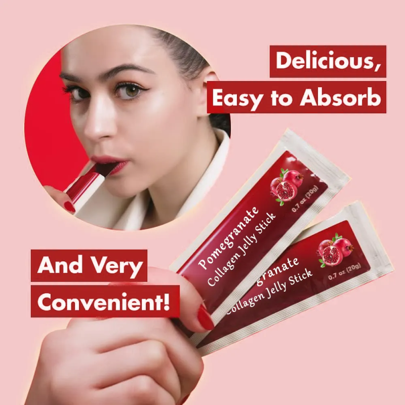 Collagen Jelly Factory - High Quality Women Skin Hair Nails Pomegranate