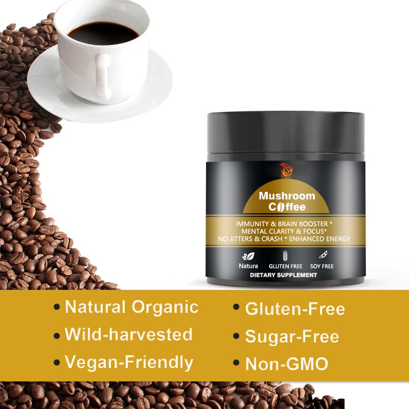 Mushroom Coffee Powder Manufacturer - OEM ODM Immune Health Chaga Reishi Turkey