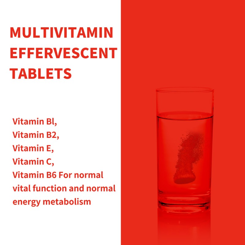 MultiVitamins Effervescent Tablets Supplier - OEM High Quality Tropic Vitality Fitness