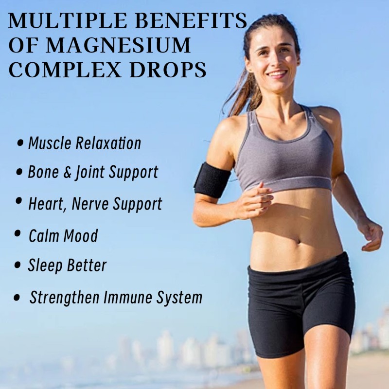 Magnesium Liquid Drops Factory - Organic Natural Herbal Calcium Vitamin Sleep