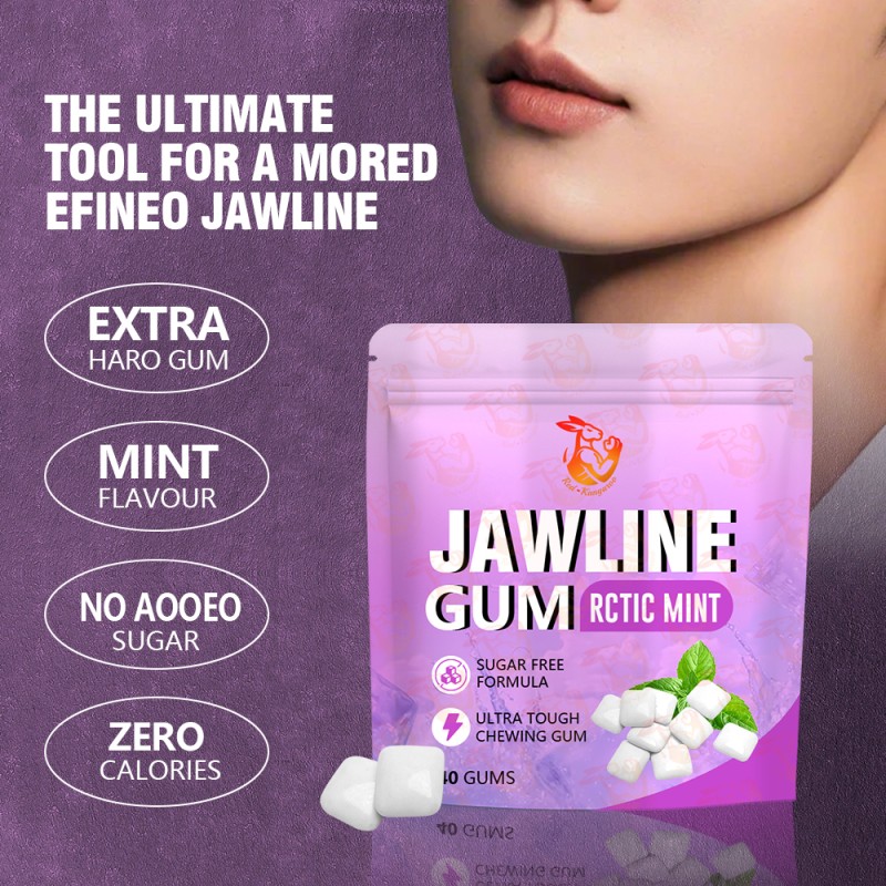 Jawline Gum Factory - Custom Label Beauty Ultra Tough Chewing Confidence
