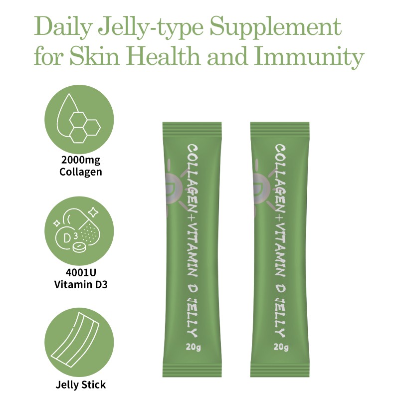 Collagen Vitamin D Jelly Manufacturer - Private Label Skin Health Immune System
