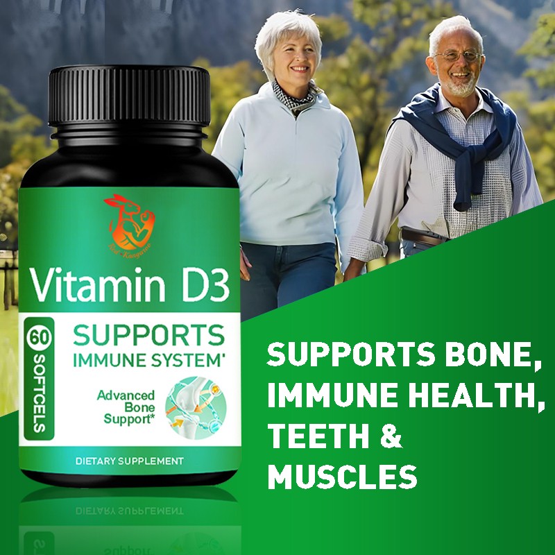 Vitamin D3 Softgel Factory - OEM Factory Supply Bone Immune Health Dietary