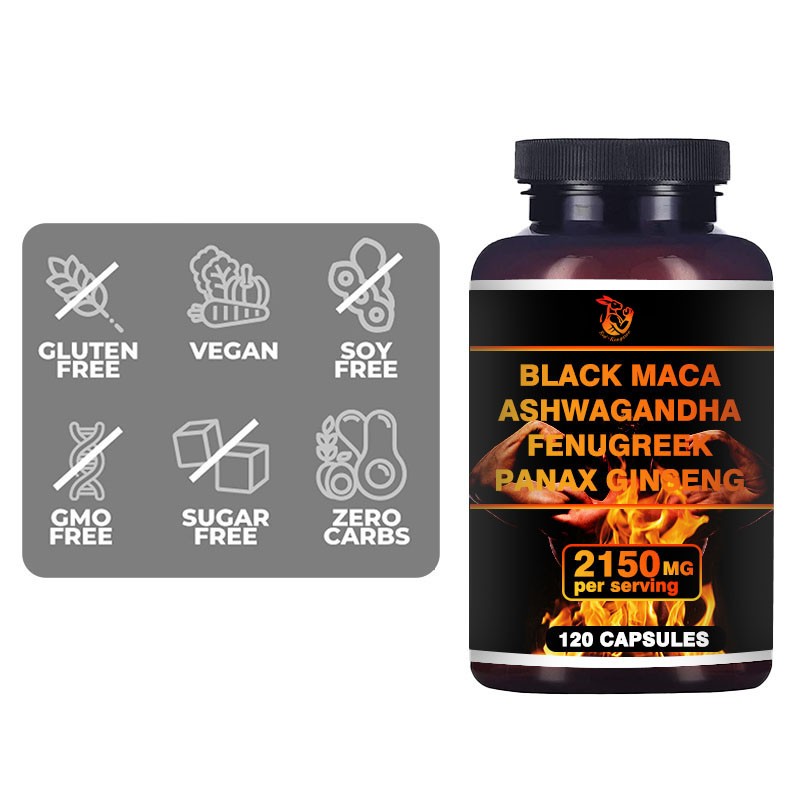 Black Maca Supplement Manufacturer - OEM Ashwagandha Fenugreek Ginseng Men Women