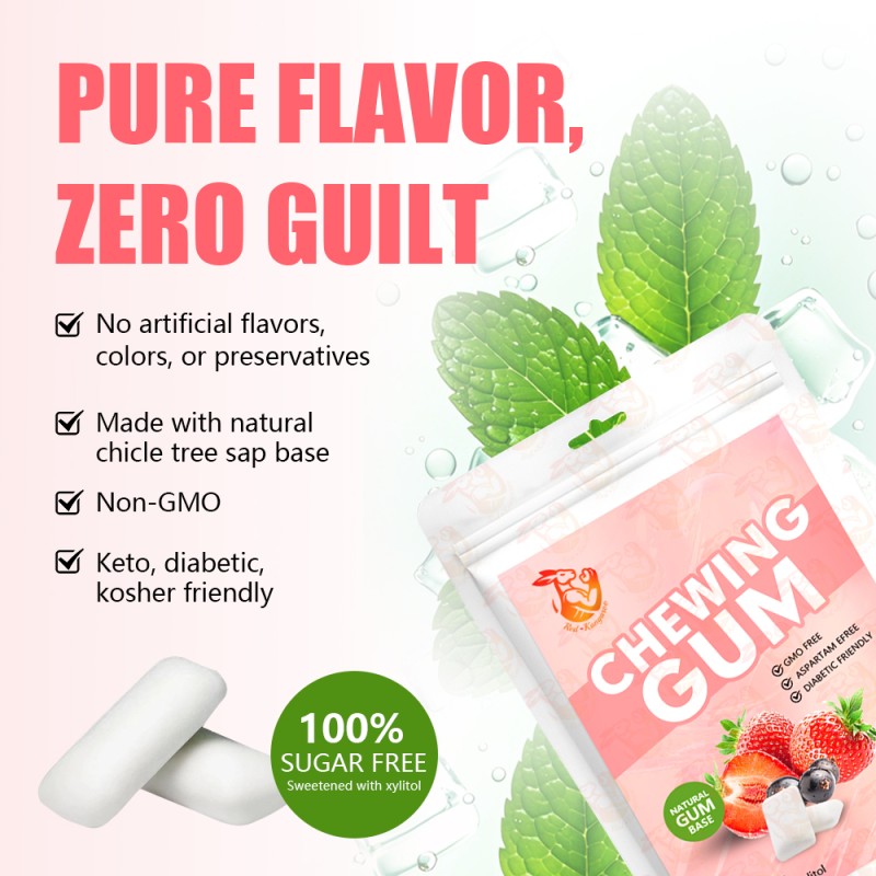 Chewing Gum Supplier - Supplement Manufacturer Mixed Berries Xylitol Fresh Breath