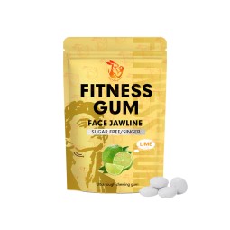 Fitness Gum Manufacturer - Private Labels Face Workout Lemon Vegan Chewing