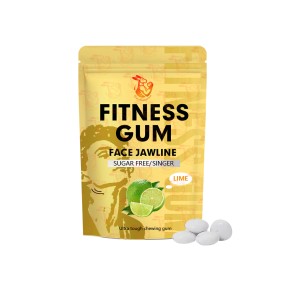 Fitness Gum Manufacturer - Private Labels Face Workout Lemon Vegan Chewing