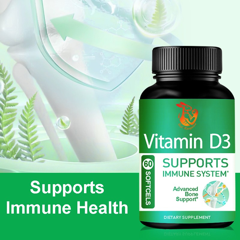 Vitamin D3 Softgel Factory - OEM ODM Immune Health 5000 IU Capsules