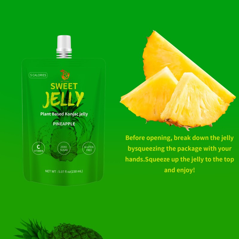 Vegan Konjac Jelly Factory - Private Label Drinkable Slimming Vitamin C Strawberry