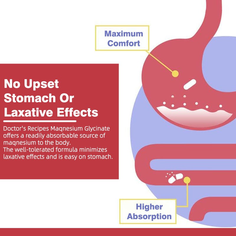 Magnesium Glycinate Capsules Supplier - Private Label Adult Muscles Energy Support