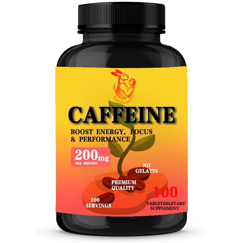 Caffeine Tablets Factory - OEM Fast Acting Energy Focus Performance Herbal