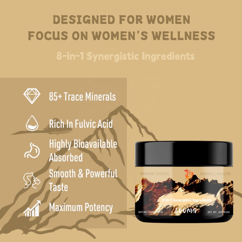 Shilajit Resin Factory - Factory Wholesale 8-in-1 Women Health Management