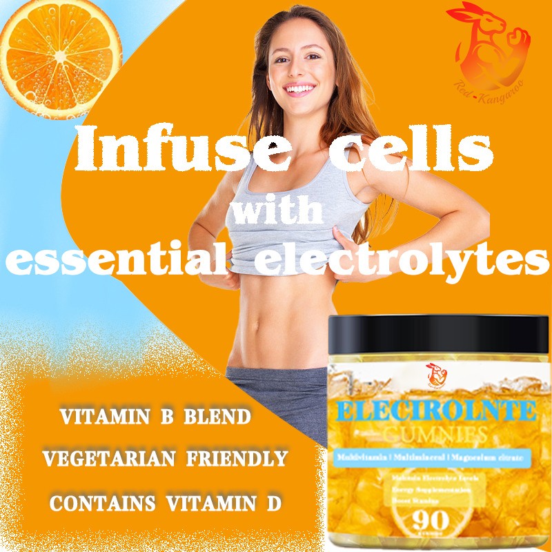 Electrolyte Gummies Manufacturer - Private Label Vitamin D Sports Stamina Energy