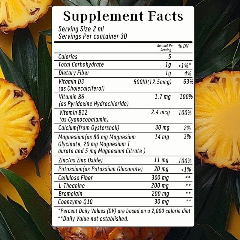 Magnesium Liquid Drops Factory - Organic Natural Herbal Calcium Vitamin Sleep