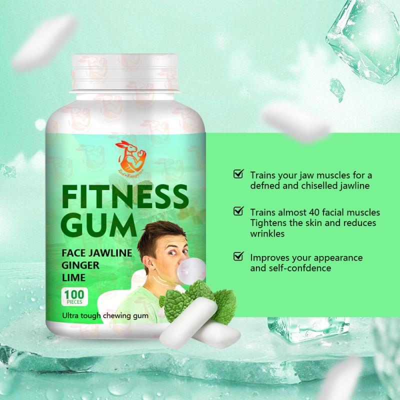 Face Jawline Gum Factory - Hot Sale Masseter Muscle Vegan Chewing Natural