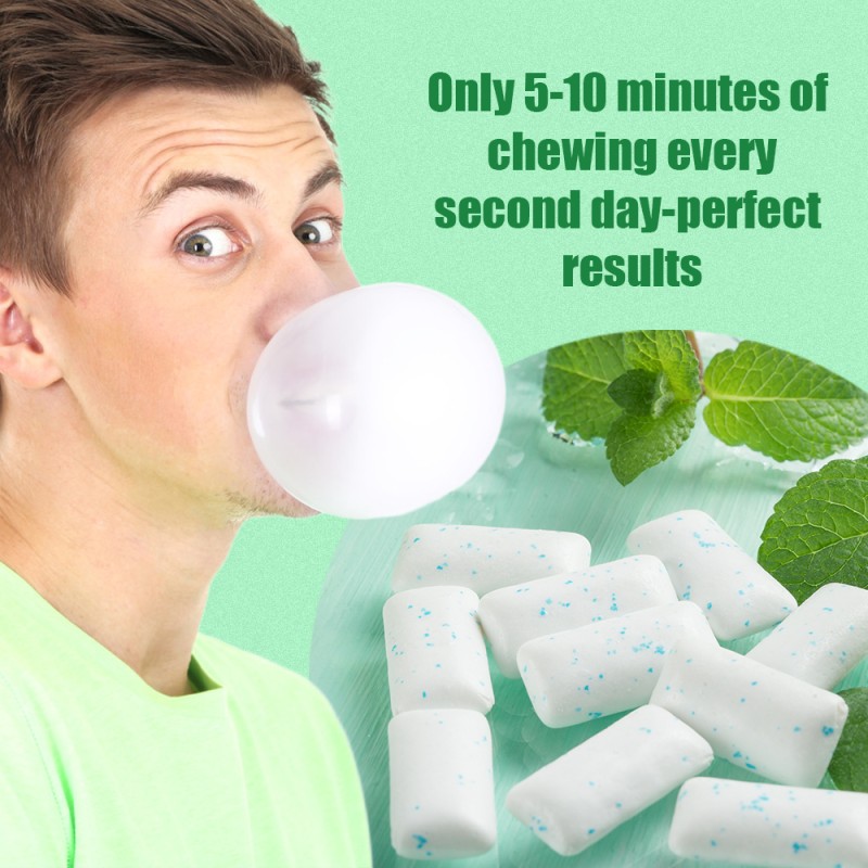 Face Jawline Gum Factory - Hot Sale Masseter Muscle Vegan Chewing Natural