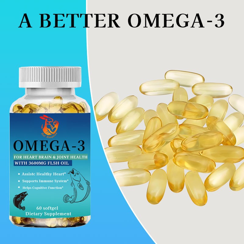 Omega-3 Softgel Manufacturer - OEM Factory Supply Heart Brain Joint Health
