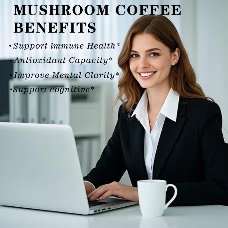 Mushroom Coffee Supplier - Private Label Ashwagandha Immune Mental Clarity
