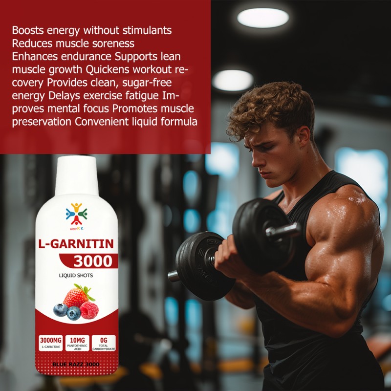 L-Carnitine Liquid Shots Supplier - Custom Label OEM Mixed Berry Motivation Recovery