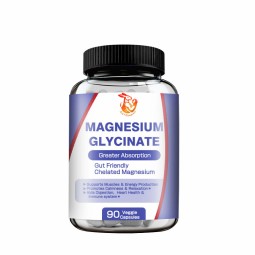 Magnesium Glycinate Capsules Supplier - Private Label Adult Muscles Energy Support