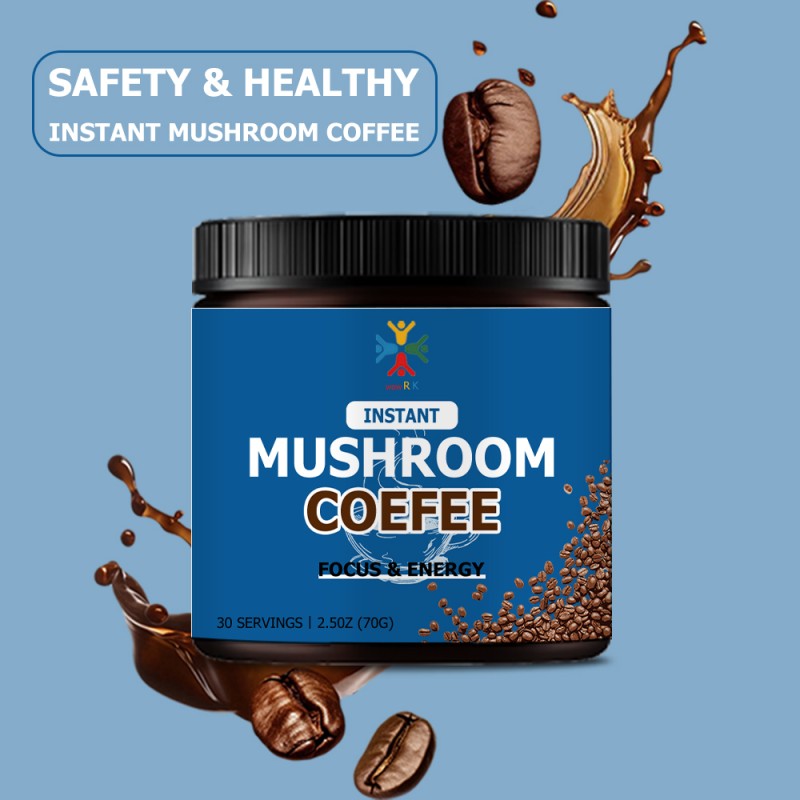 Natural Mushroom Coffee Factory - OEM Factory Reishi Turkey Tail Energy Focus
