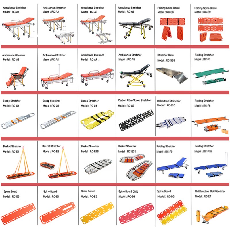 Emergency Rescue Stretcher Supplier - Foldable Design With Carry Bag
