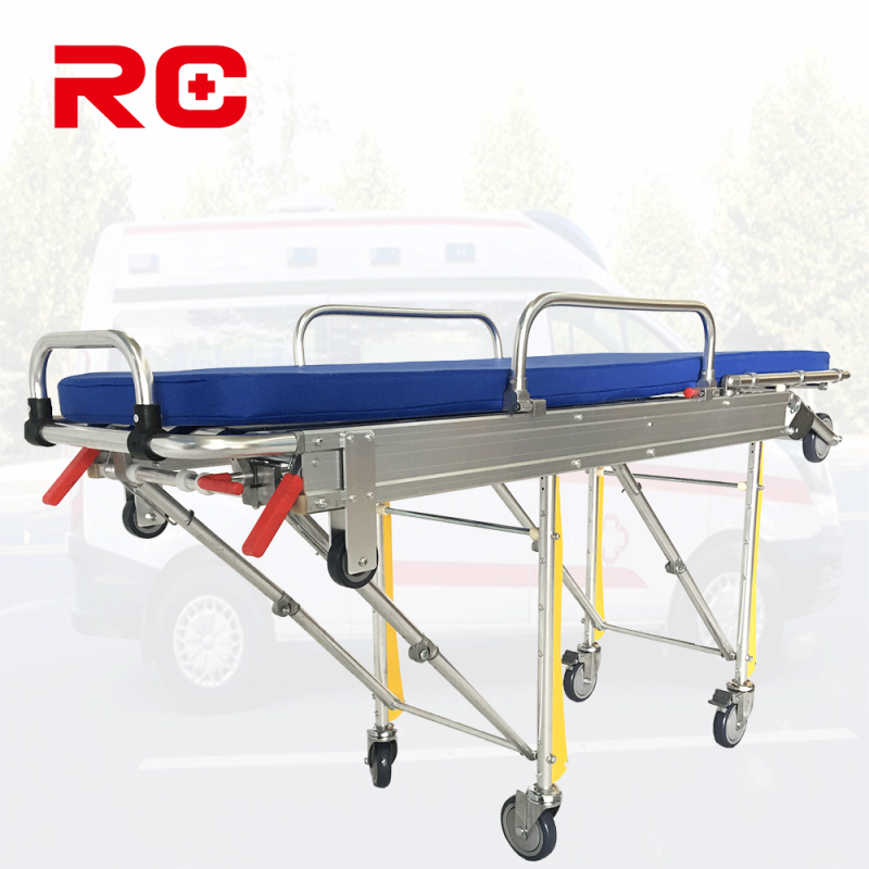Aluminum Patient Stretcher Factory - Emergency Transfer Ambulance Bed