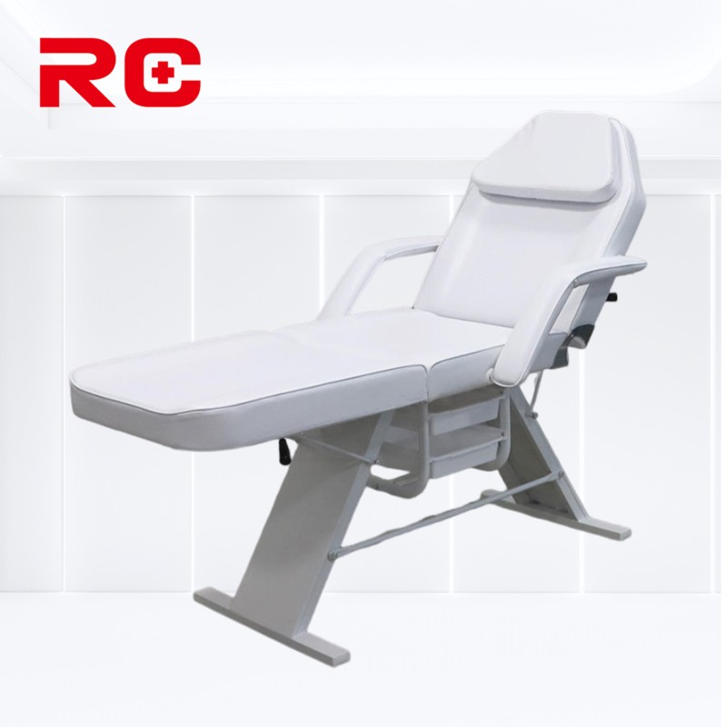 Beauty Recliner Bed Supplier - Black White Adjustable Massage Bed