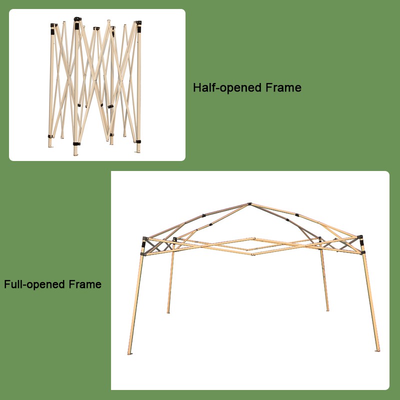 Pop up Tent Supplier - 3x3m Steel Foldable Canopy