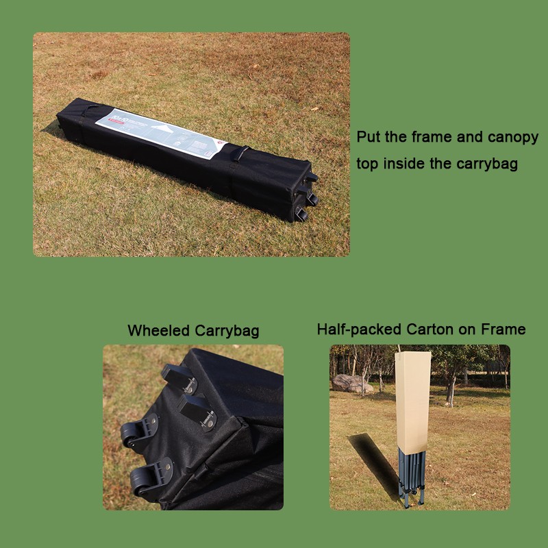 Pop up Tent Supplier - 3x3m Steel Foldable Canopy