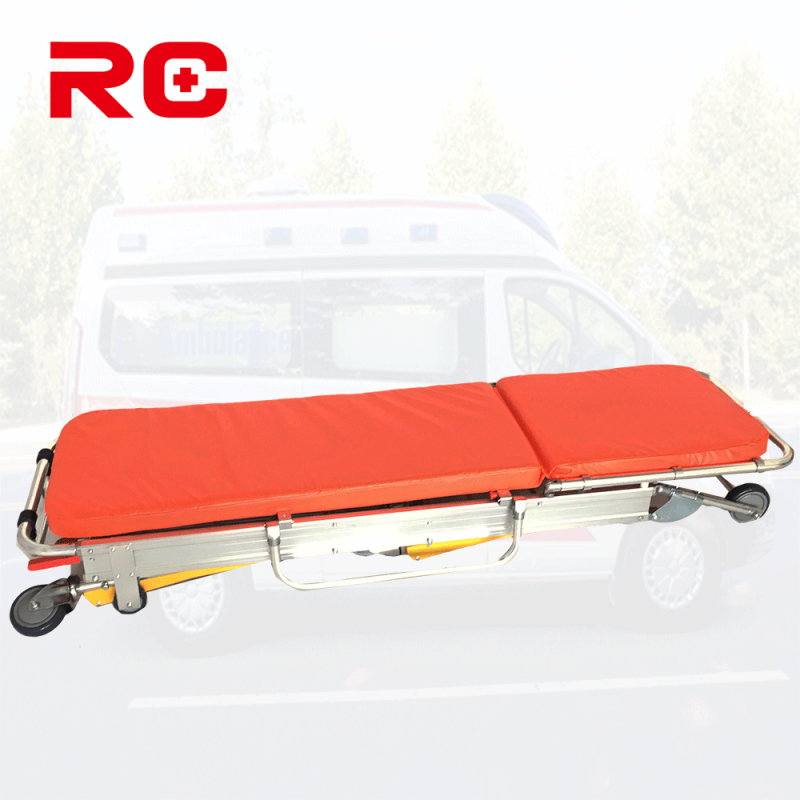 Aluminum Patient Stretcher Factory - Emergency Transfer Ambulance Bed