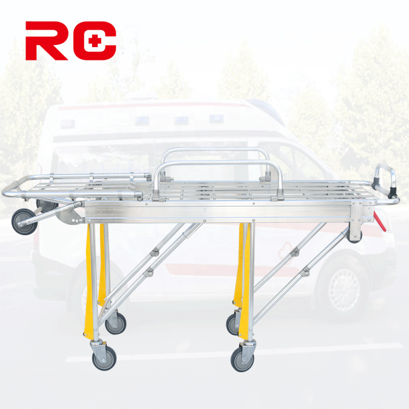 Mortuary Stretcher Manufacturer - Aluminum Ambulance Transfer Bed