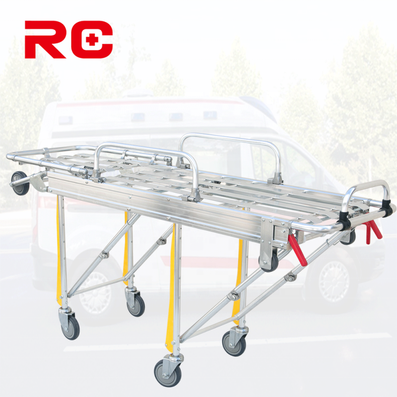 Mortuary Stretcher Manufacturer - Aluminum Ambulance Transfer Bed