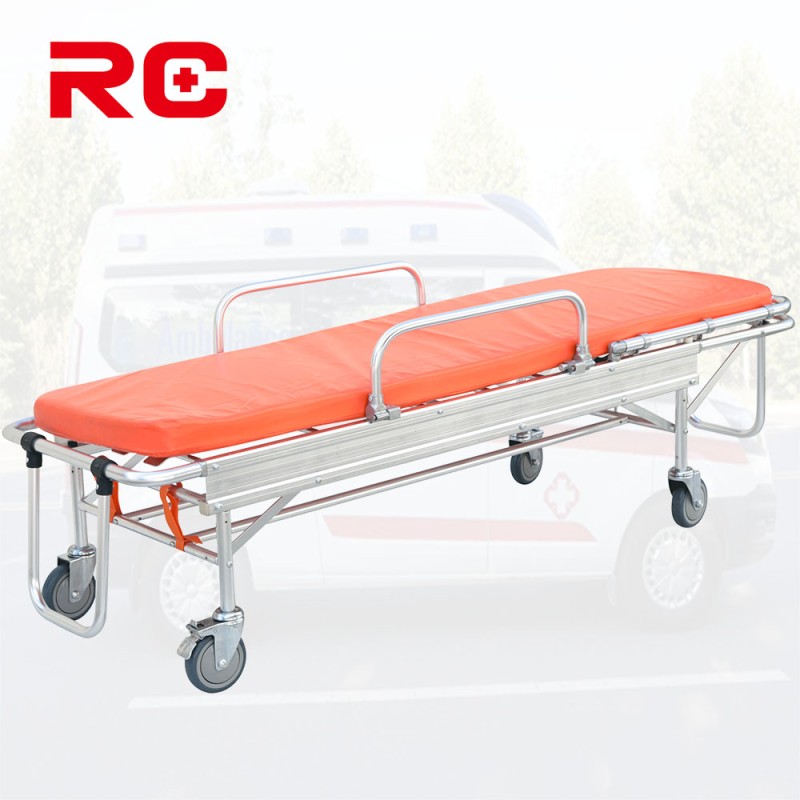 Aluminum Ambulance Stretcher Factory - Foldable Self Loading Emergency Bed