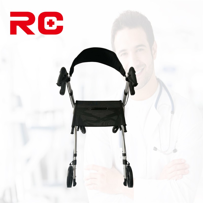 Aluminum Rollator Factory - Lightweight Walker With Brake