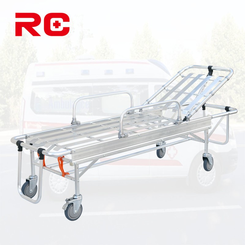 Aluminum Ambulance Stretcher Factory - Foldable Self Loading Emergency Bed