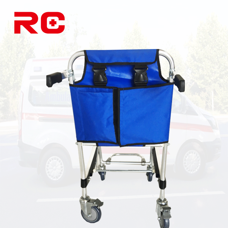 Evacuation Stair Chair Stretcher Supplier - 4 Wheel Folding Medical Transport