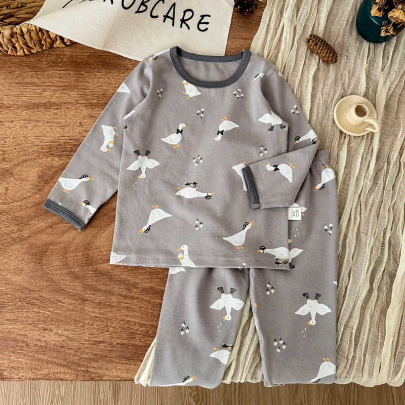 Baby Pajama Set Manufacturer - Cotton Long Sleeve Two Piece Home Suit