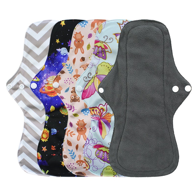 Reusable Sanitary Pads Supplier - Eco-friendly Bamboo Charcoal Breathable
