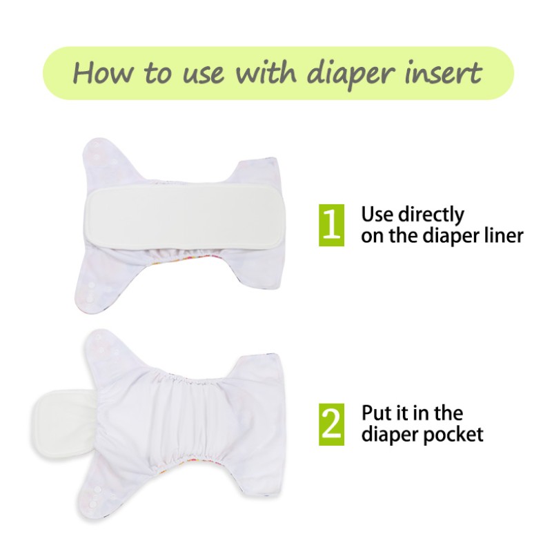 Cloth Diapers Factory - Waterproof Reusable Printed Suede Inner