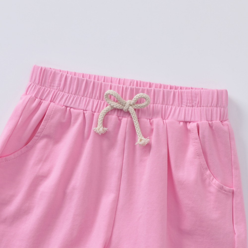 Kids Clothing Set Factory - Plain T-shirt Shorts Two Pieces Suit